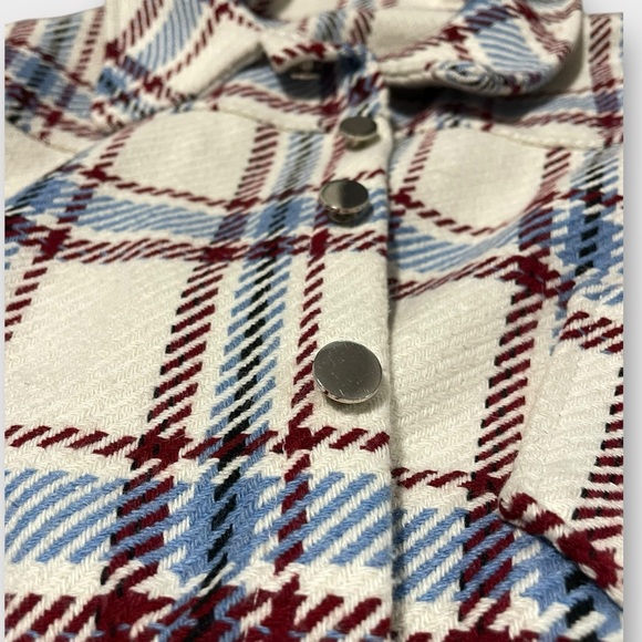 My Mum Made It Plaid Cropped Jacket & Mini Skirt Set Size M - Picture 4 of 7